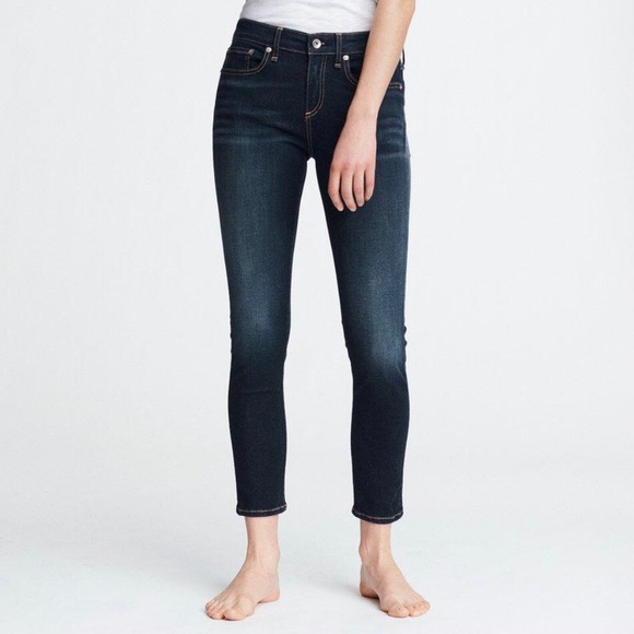 rag & bone Denim - Rag & Bone capri denim mid-rise stretchy jeans crop skinny  denim 27
